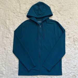 Beyond Yoga Hoodie Spacedye Full Zip Up Long Sleeve Hooded Athletic Teal Sz M